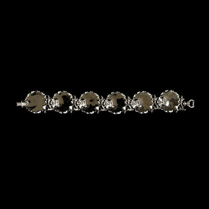 Vintage Crown Trifari White Daisy — Matching Set: Clip-On Earrings, Bracelet & Necklace